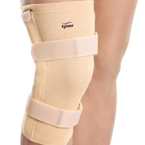 Knee Cap with Rigid Hinge side view