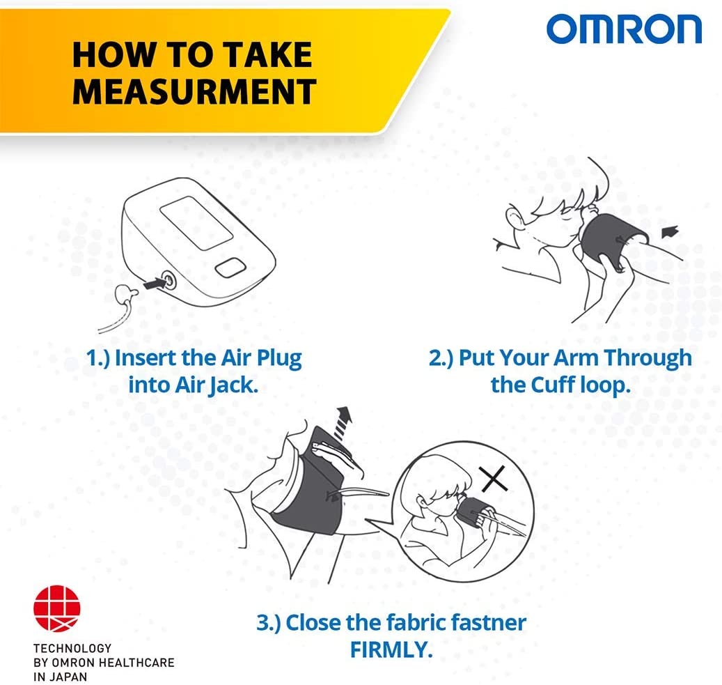 Best Blood Pressure Monitor with Adapter Omron - tshealthstore