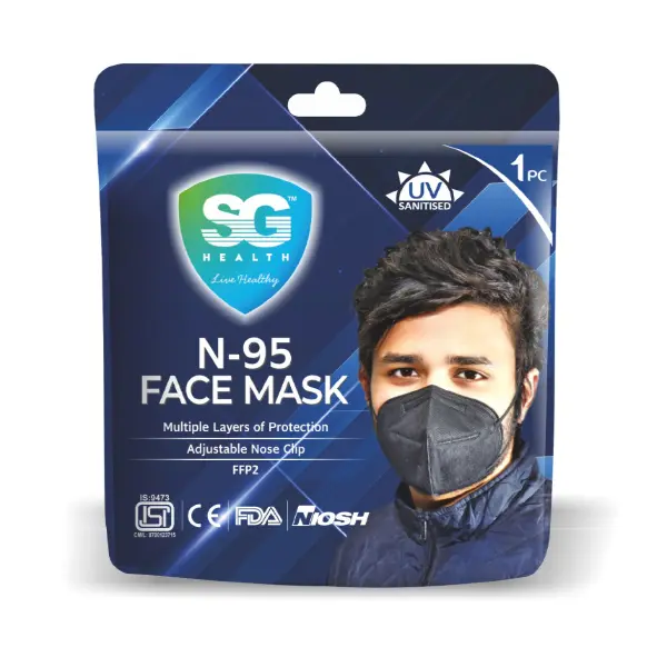SG Health N95 Face Mask Without Valve SG Health N95 Face Mask Without Valve