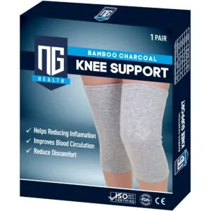 Bamboo Charcoal Knee Support front view