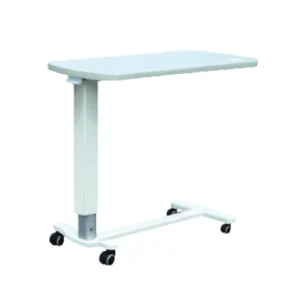 Gas Spring Overbed Table height adjustment