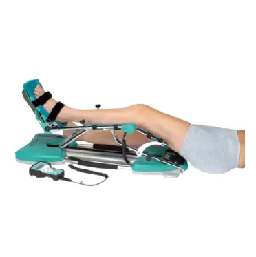 CPM Machine Rehabilitation knee setup
