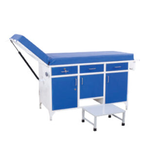 examination couch with backrest