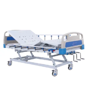 manual icu bed 3 function delux from best surgical shop in bangalore