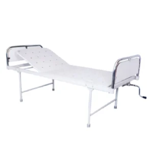 manual semi fowler backrest bed 1 function wooden panels from best surgical shop in bangalore