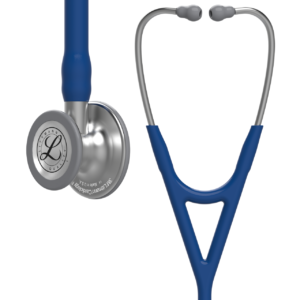 Professional navy cardiology diagnostic stethoscope