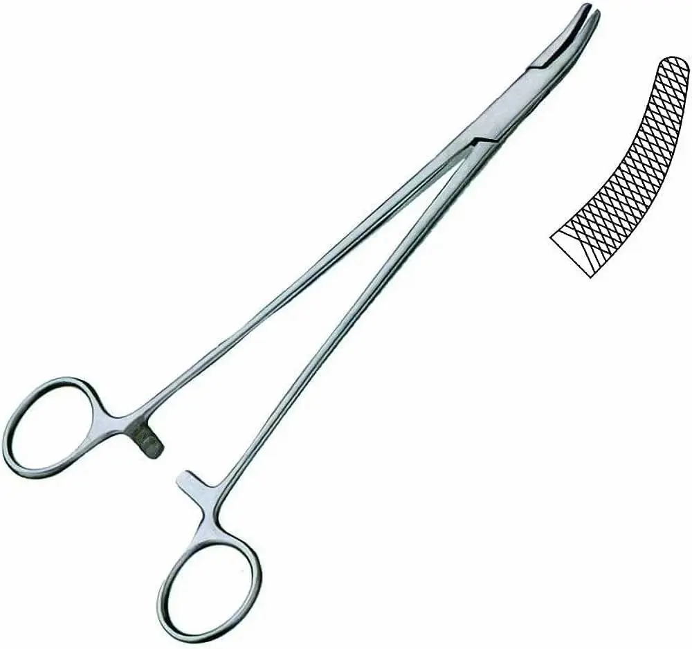 needle-holder-1000x1000-1.jpg Needle Holder Curved stainless steel surgical instrument